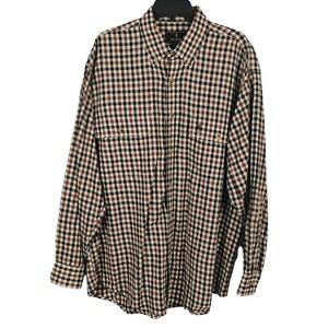 Browning Mens XL Checkered Button Down Shirt Multicolor Cotton Gorpcore Vibe